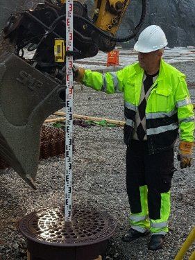 NGIR avfallsanlegg. Støping av ny betongplate 5000m2 i 2018. 