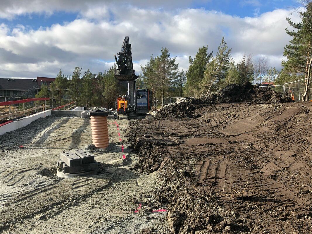 Bustadutbygging Langheiane B8 for Orion Prosjekt AS i Lindås Kommune. 